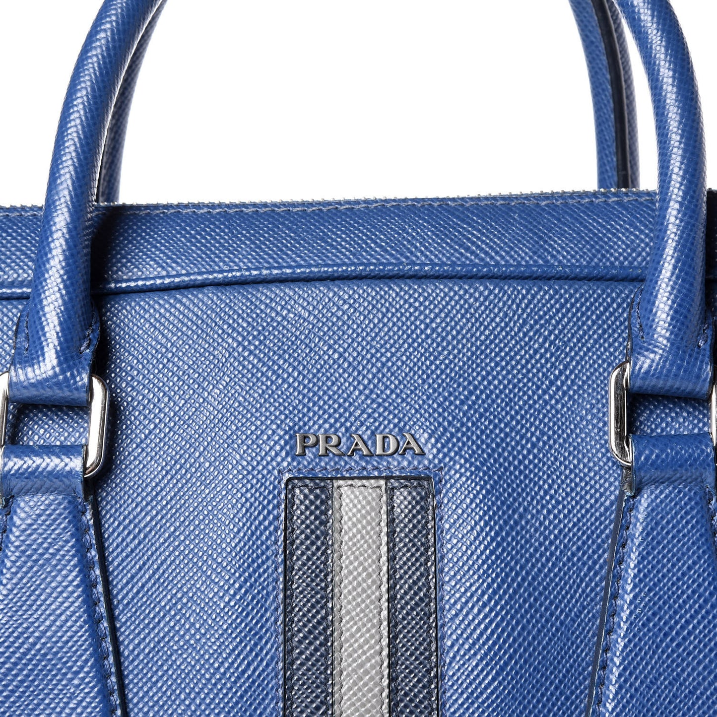 Saffiano Travel Briefcase Blue Multicolor
