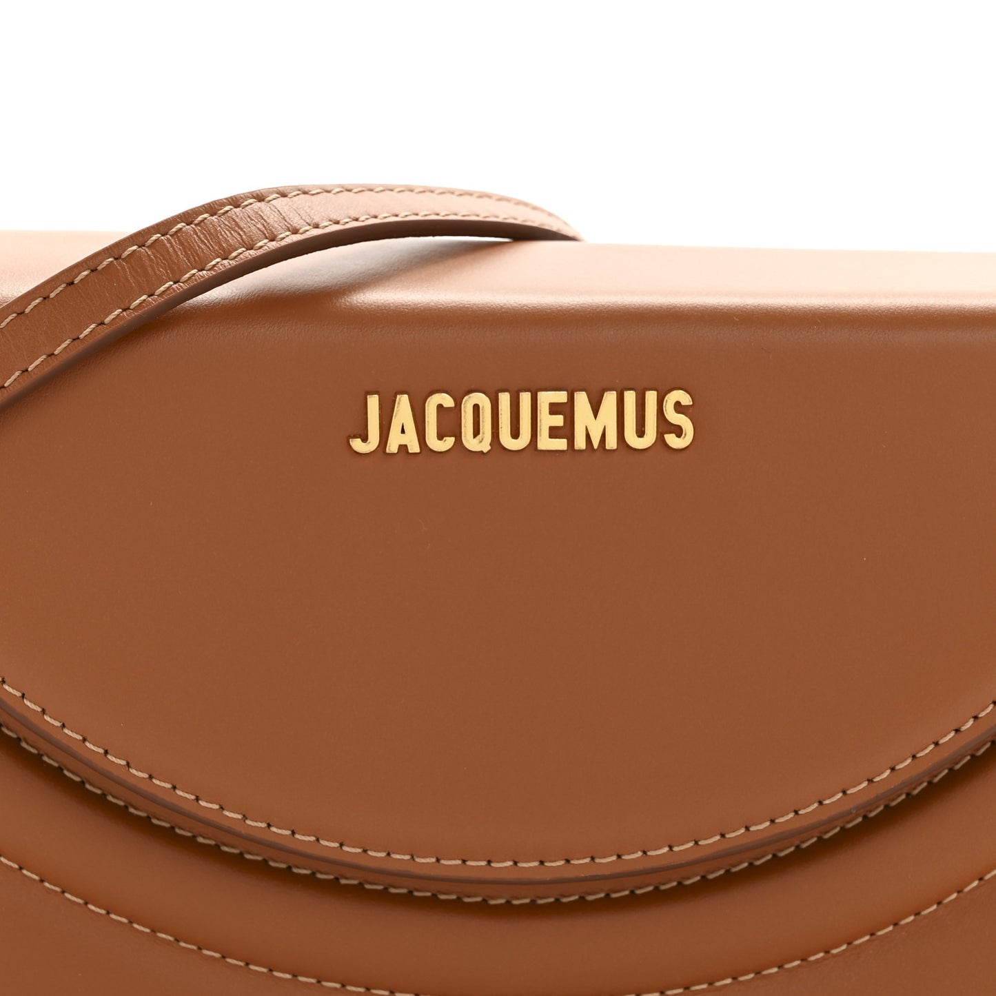 Smooth Calfskin Le Sac Rond Light Brown