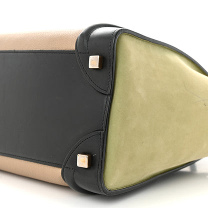 Celine Nubuck Smooth Calfskin Micro Tri-Color Luggage 10 of 16