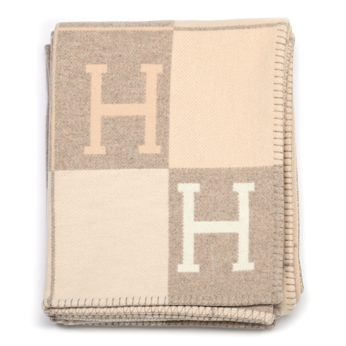 Wool Cashmere Avalon III Blanket Coco Camomille