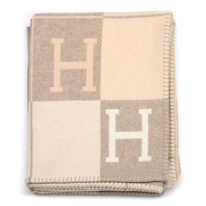 Hermes Wool Cashmere Avalon III Blanket Coco Camomille 1 of 3