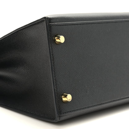 Hermes Epsom Kelly Sellier 28 Black 8 of 9