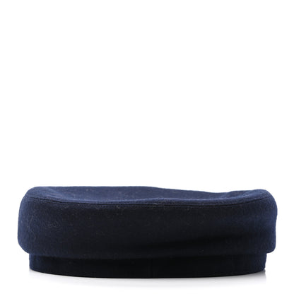 Hermes Cashmere Womens Belle-Ile Cap 56 Navy 4 of 6