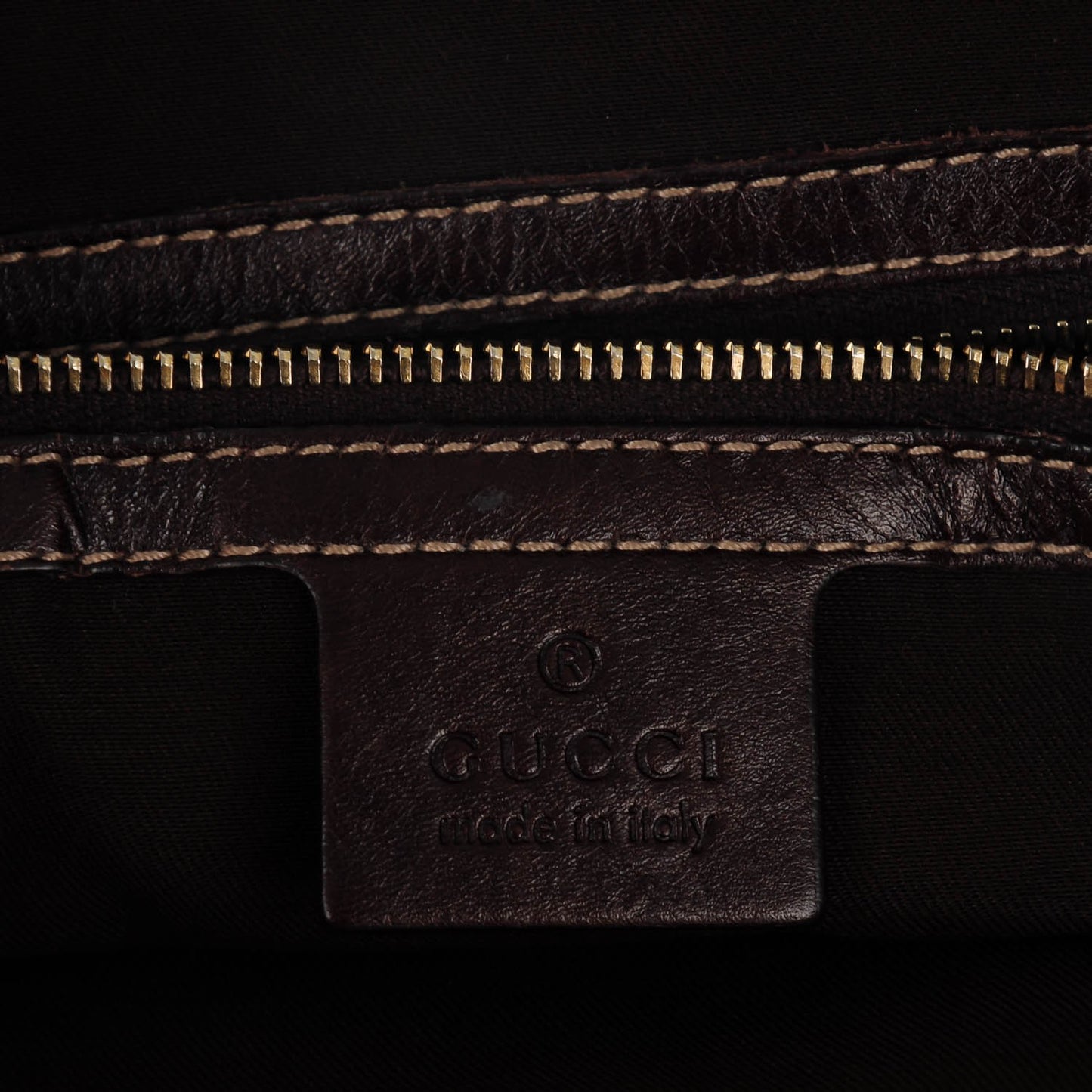 Calfskin Medium Britt Tote Dark Brown