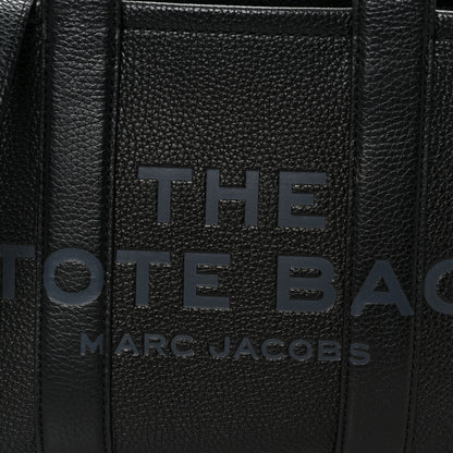 Marc Jacobs Grained Calfskin Small The Tote Bag Black 8 of 13