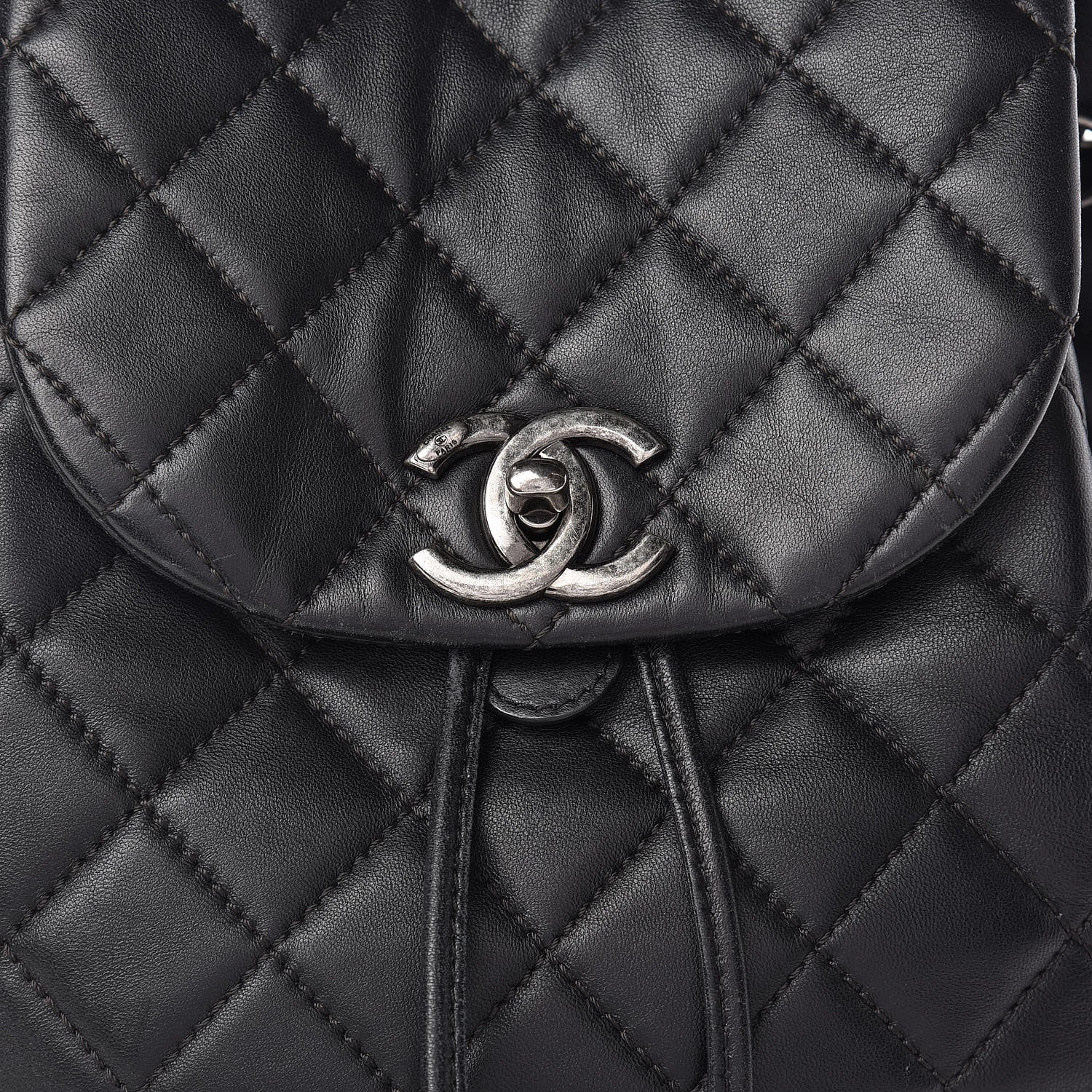 Chanel Lambskin Quilted Daily Supple Backpack Black 16 of 17