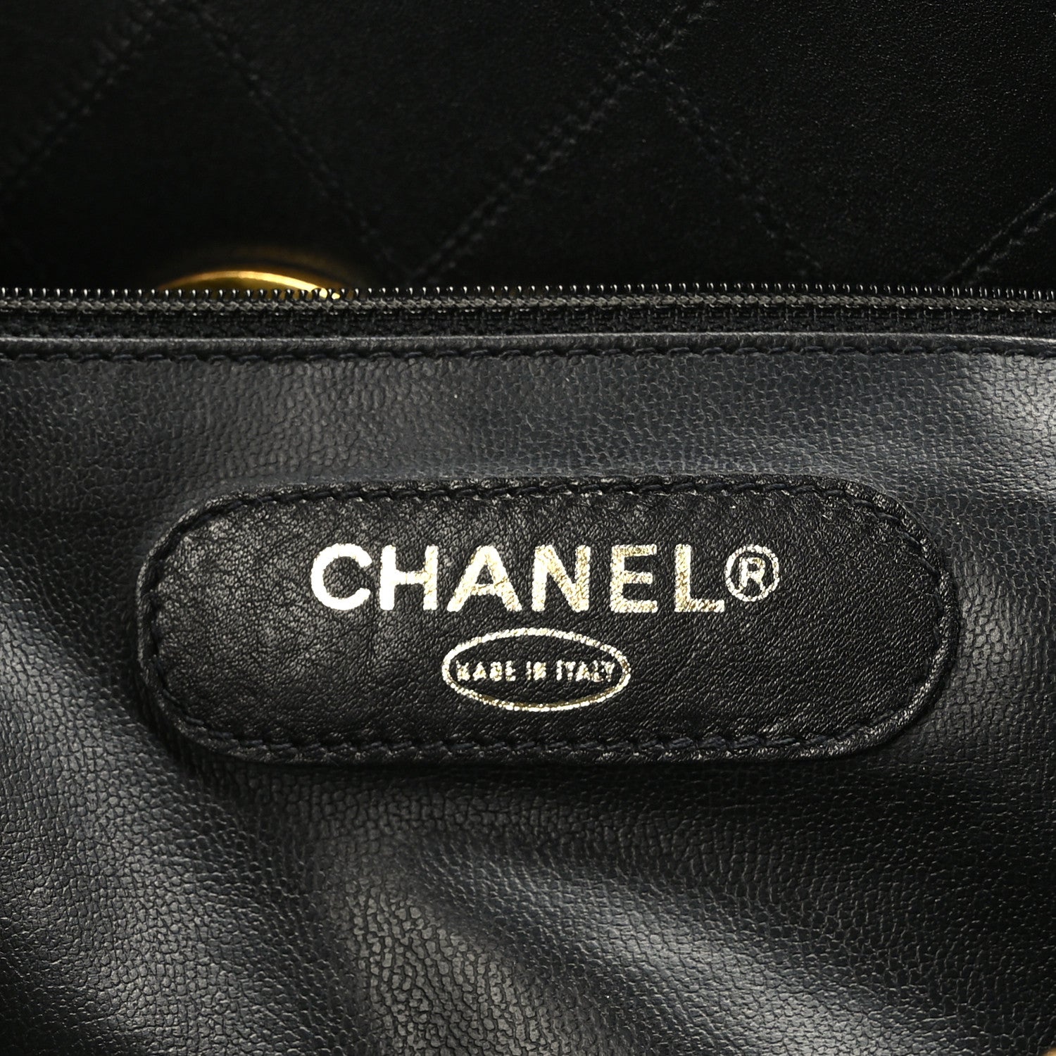 Chanel Calfskin Stitched XL Weekender Black 6 of 12