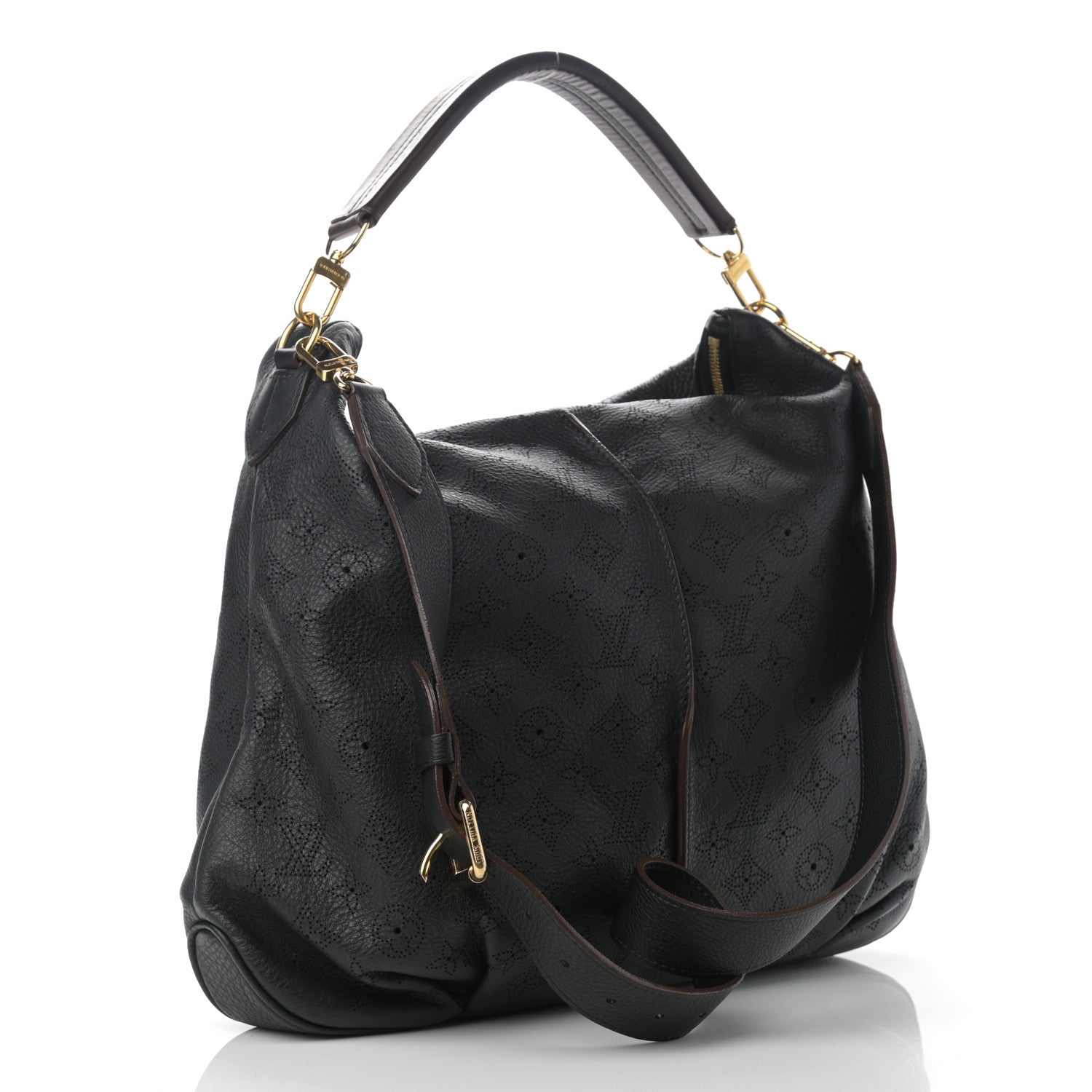 Louis Vuitton Mahina Selene MM Black 4 of 11
