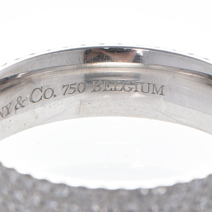 Tiffany 18K White Gold Diamond Metro Five Row Ring 6 5 of 5