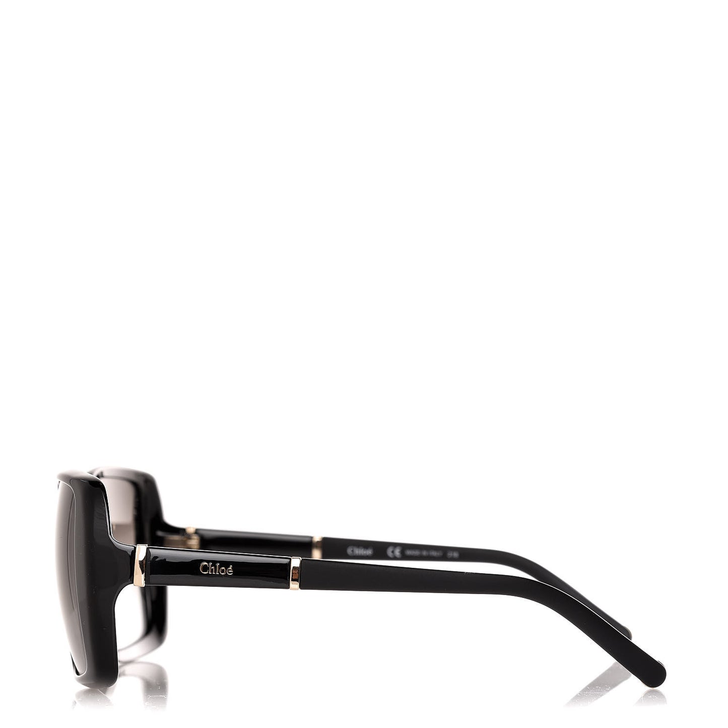 Oversized Round Sunglasses CE680S Black