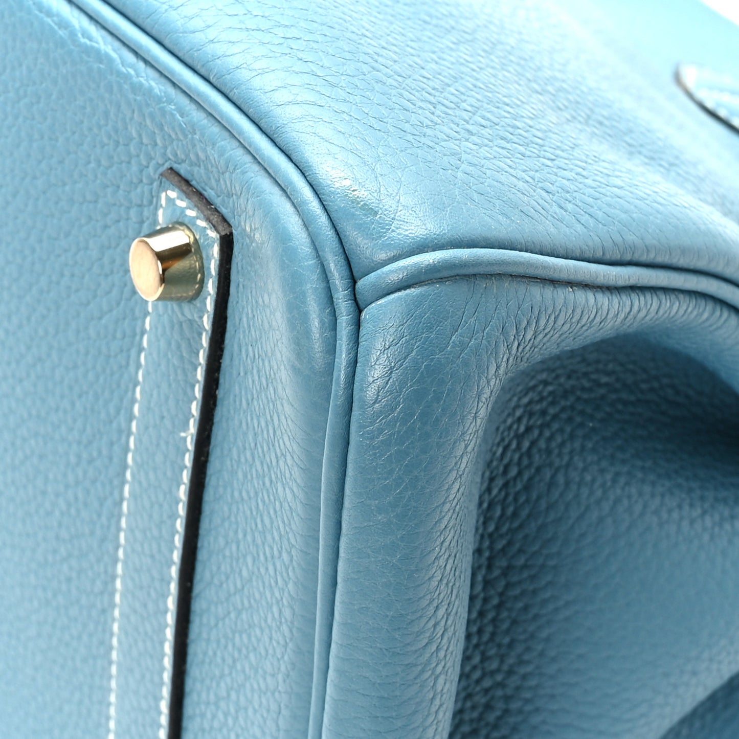 Togo Birkin 35 Blue Jean