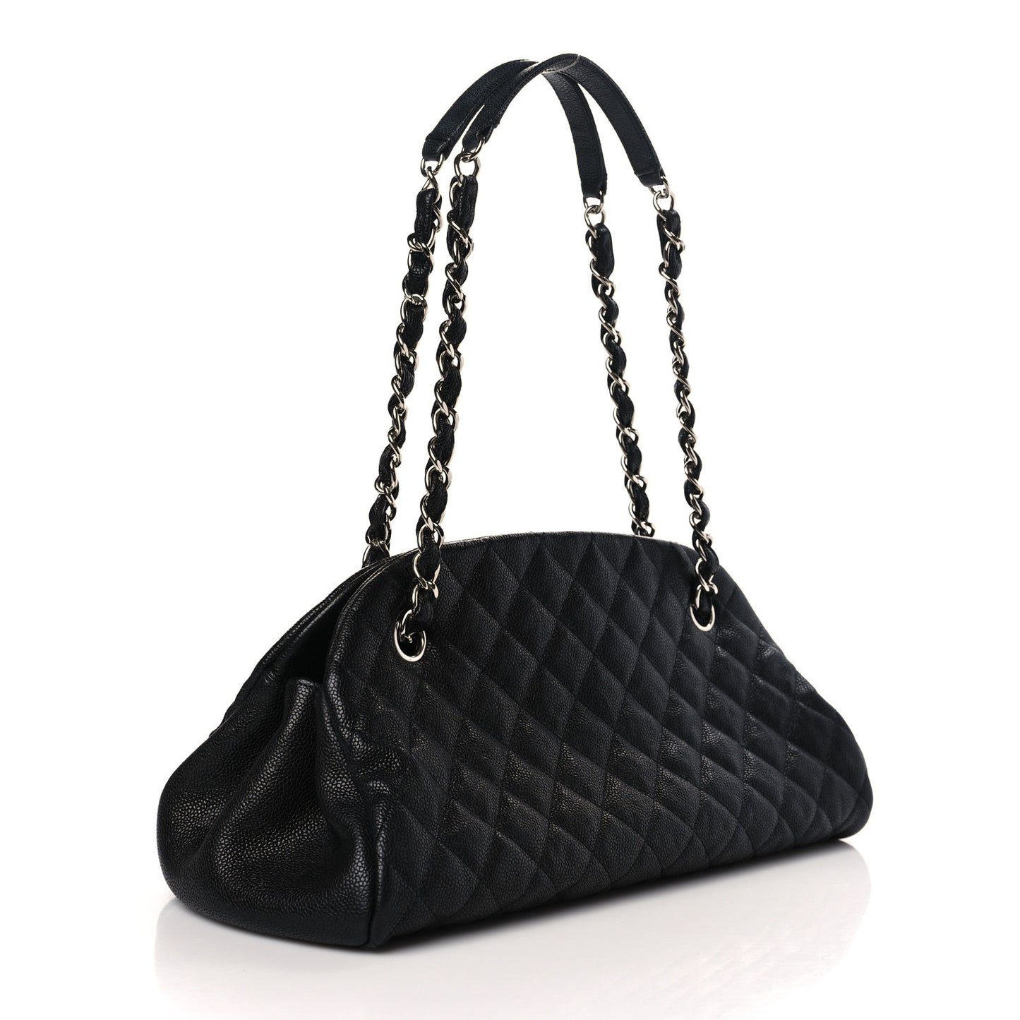 Caviar Quilted Medium Just Mademoiselle Black