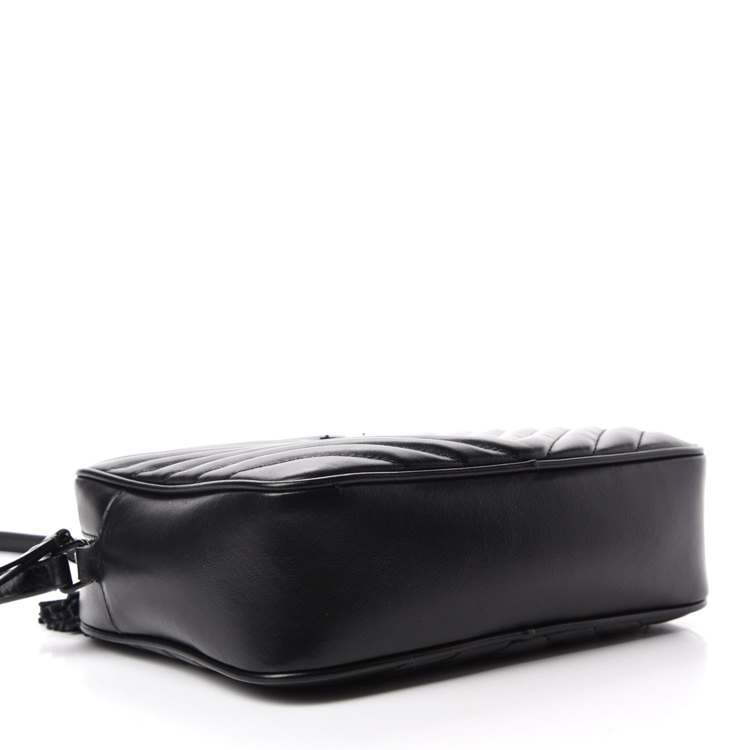 Saint Laurent Calfskin Matelasse Monogram Lou Camera Bag Black 4 of 10