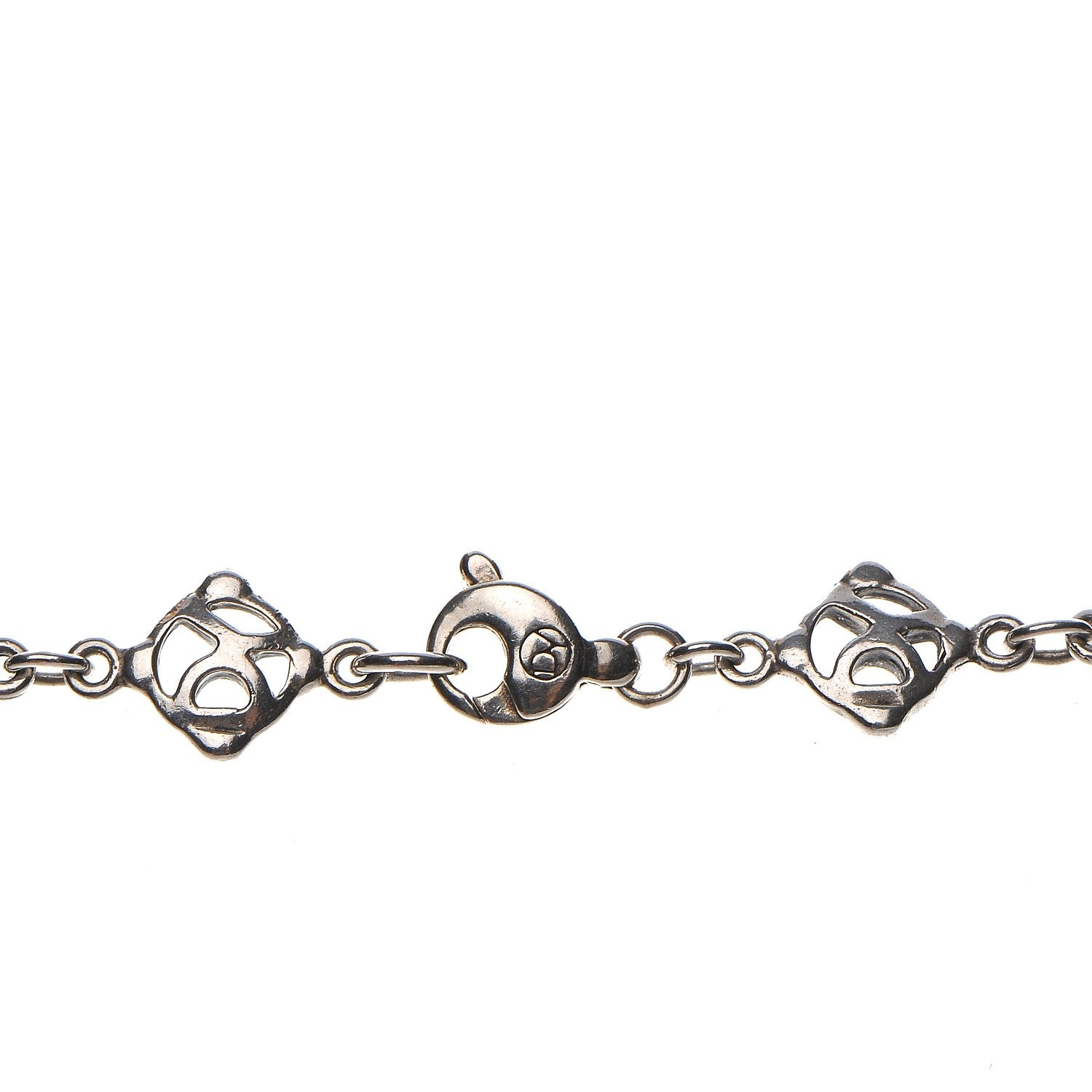 David Yurman Sterling Silver 18K Yellow Gold Logo Chain Necklace 5 of 5