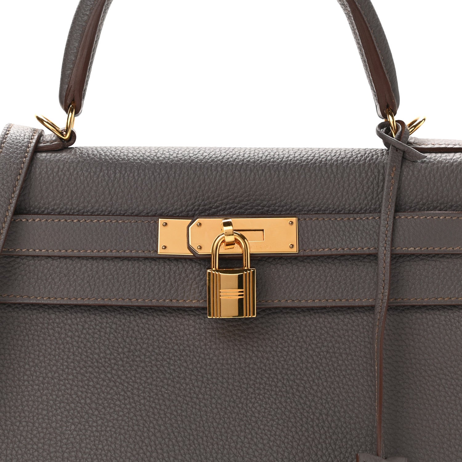 Hermes Togo Kelly Retourne 28 Etain 8 of 11