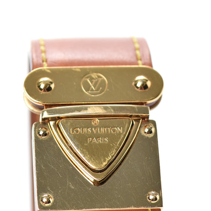 Louis Vuitton Calfskin M Lock Bracelet 4 of 4