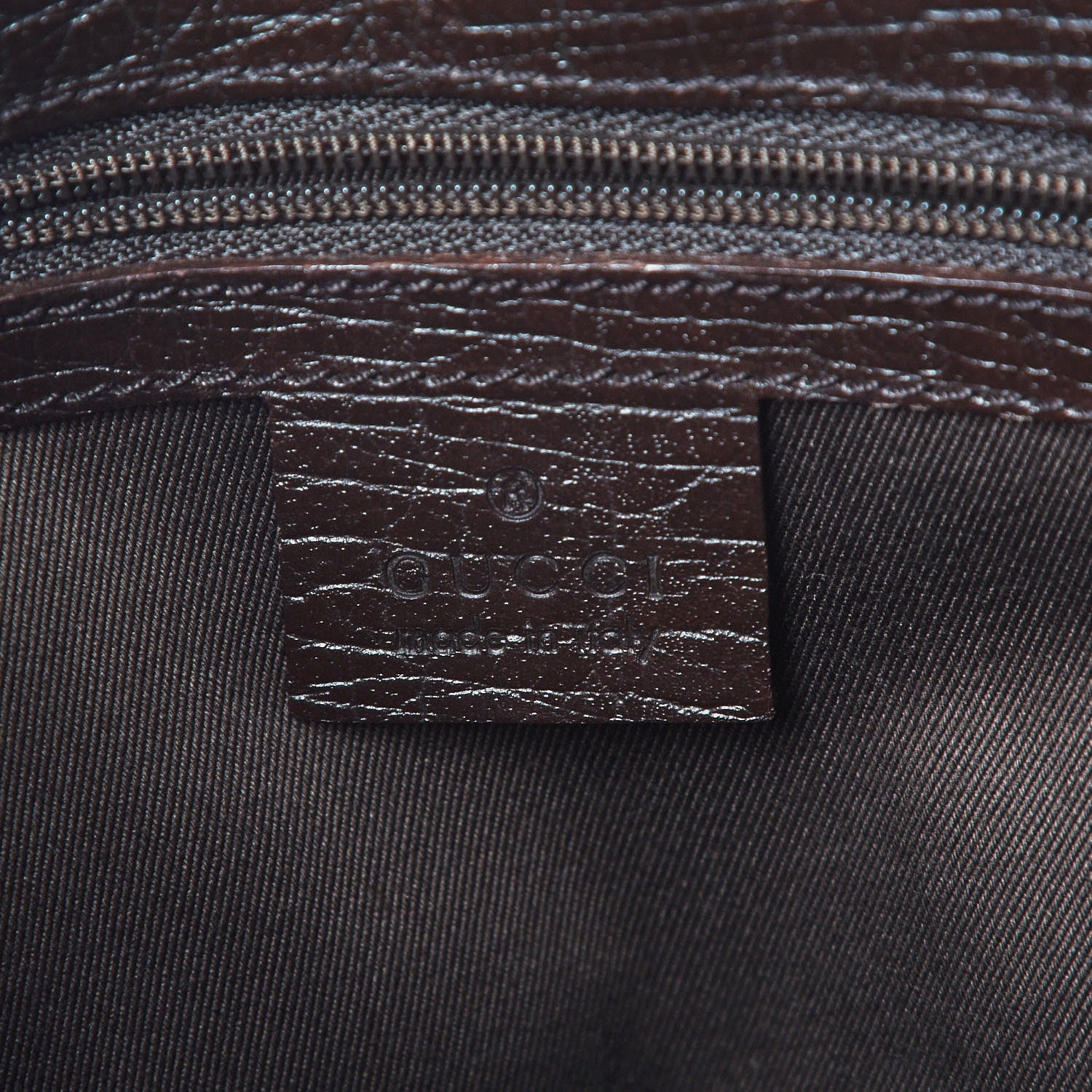 Gucci Monogram Small Bucket Tote Dark Brown 8 of 10