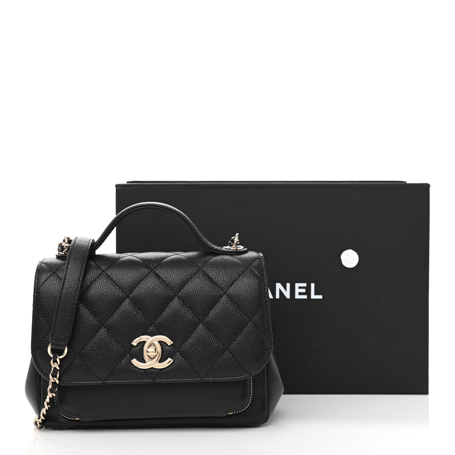 Chanel Caviar Quilted Small Business Affinity Flap Black 11 of 11