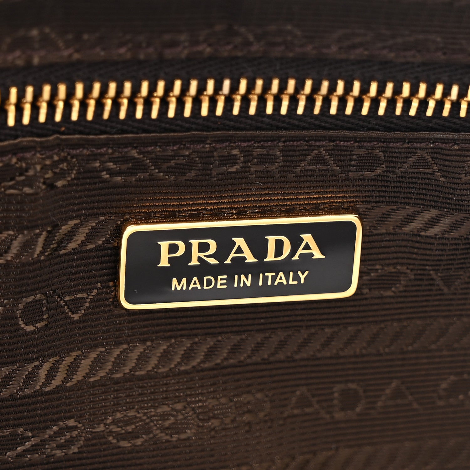 Prada Re-Nylon Saffiano Demi-lune Shoulder Bag Brown 6 of 10