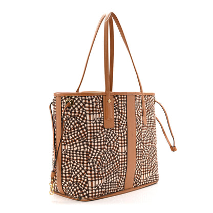 MCM Visetos Medium Liz Reversible Shopper Tote Cognac 6 of 19