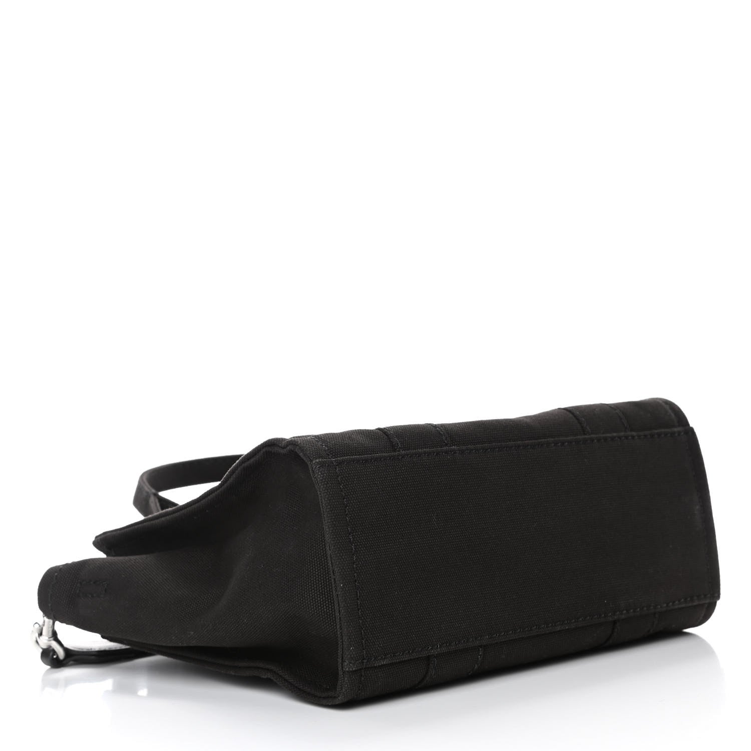 Marc Jacobs Cotton Canvas Small The Traveler Tote Bag Black 3 of 5