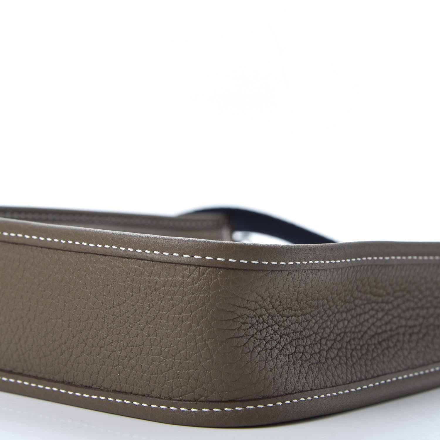 Hermes Taurillon Clemence Amazone Evelyne TPM Etoupe Bleu Indigo 6 of 9