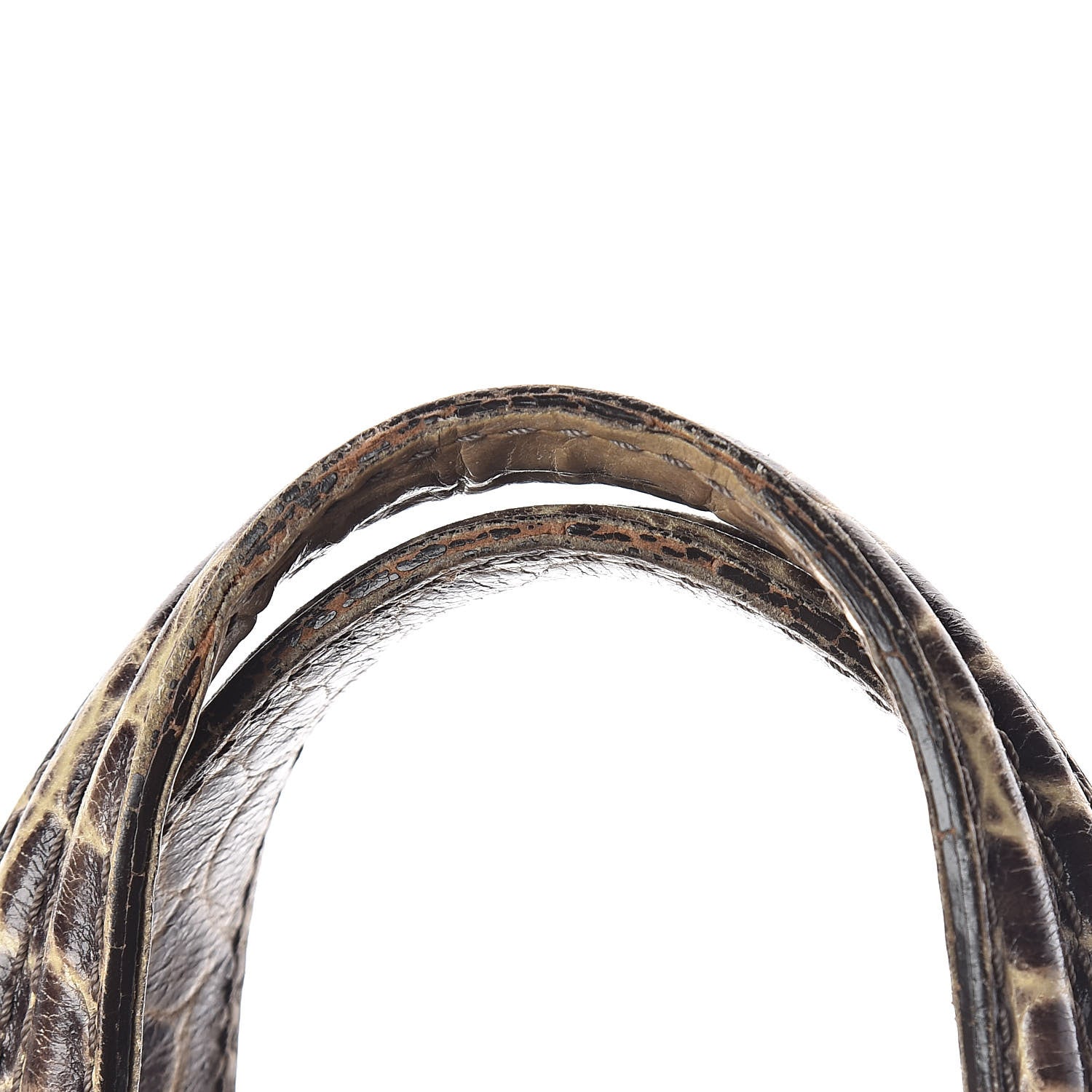 Givenchy Calfskin Crocodile Embossed Medium Nightingale Brown 11 of 11