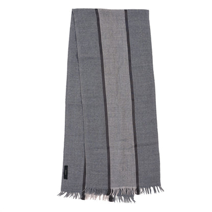 Gucci Wool Silk Scarf Grey 2 of 3