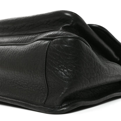 Saint Laurent Grained Lambskin Monogram Large Niki Chain Satchel Black 9 of 9