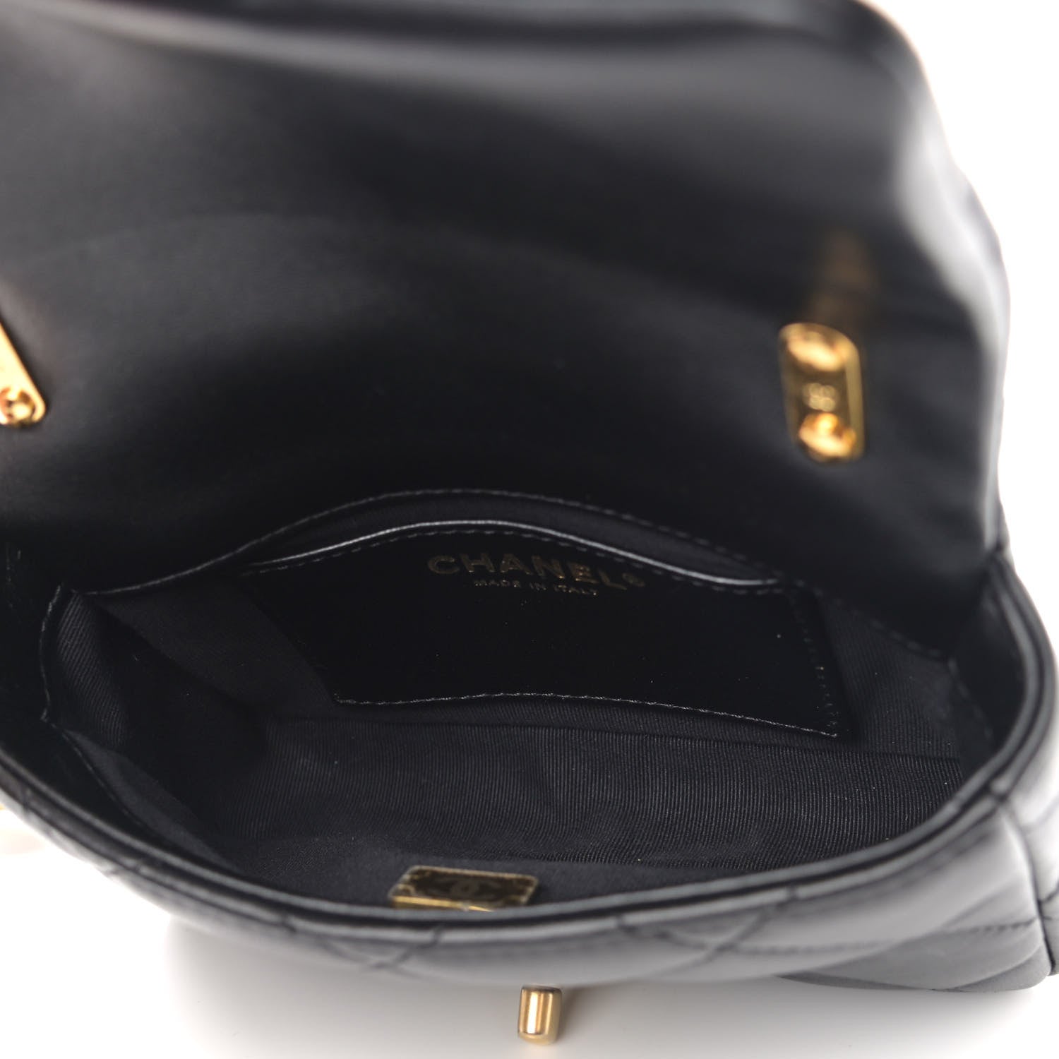 Chanel Lambskin Quilted Mini Funky Town Flap Black 5 of 11