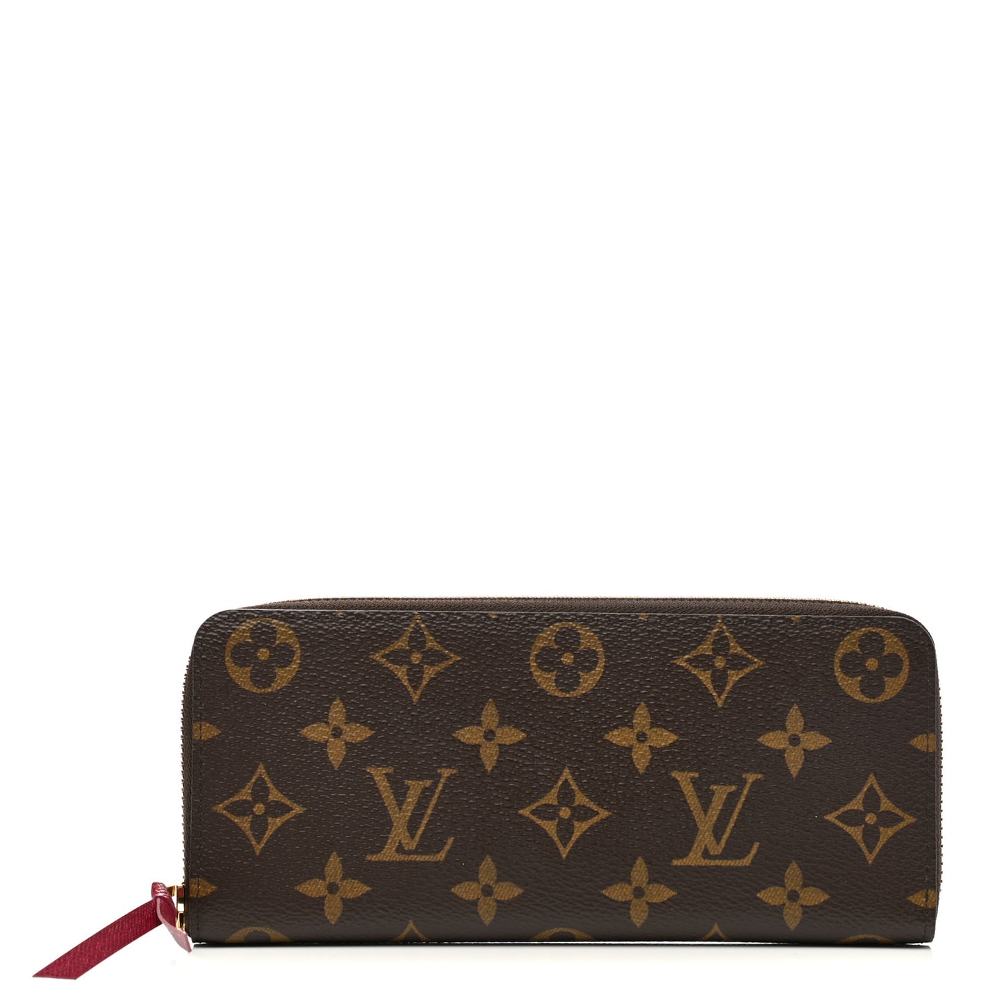 Monogram Clemence Wallet Fuchsia