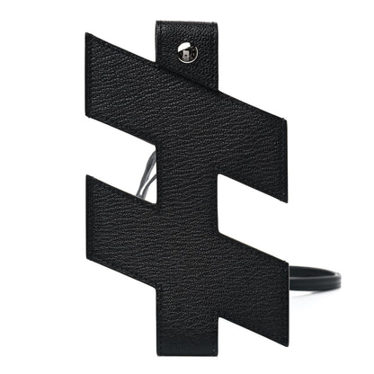 Hermes Chevre Mysore H Tag Phone Case Black 1 of 3