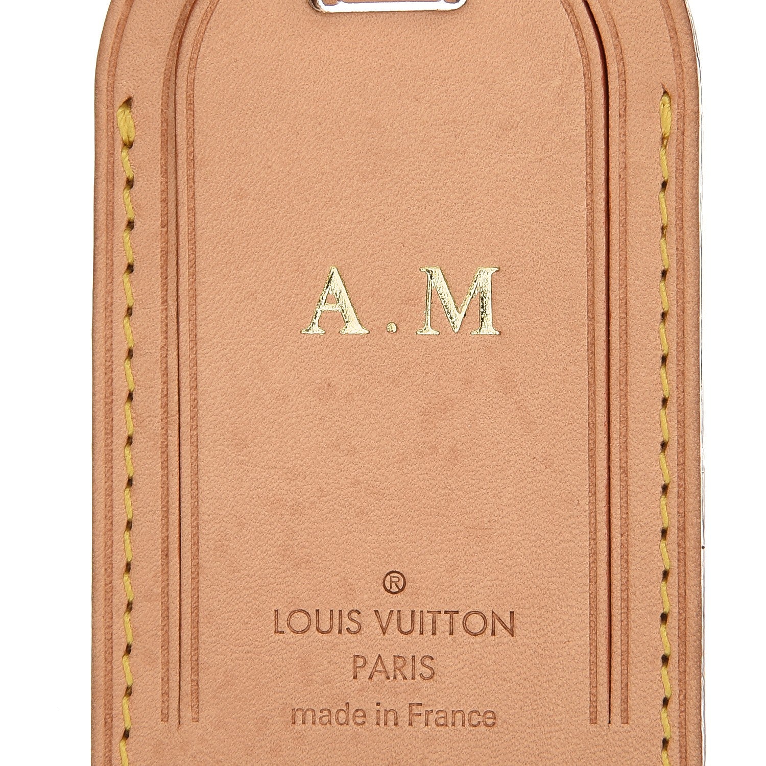 Louis Vuitton Vachetta Luggage Tag 2 of 3