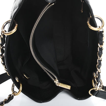 Chanel Caviar Quilted Grand Shopping Tote GST Black 5 of 9