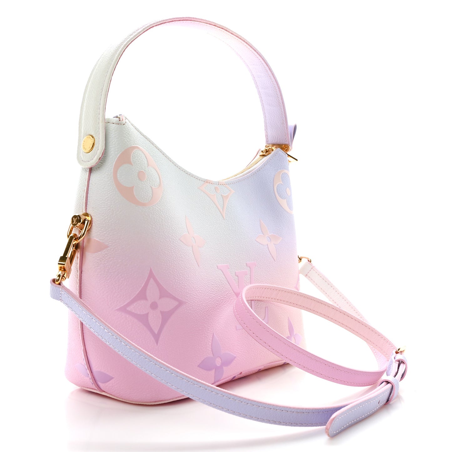Monogram Giant Spring In The City Marshmallow Hobo PM Sunrise Pastel