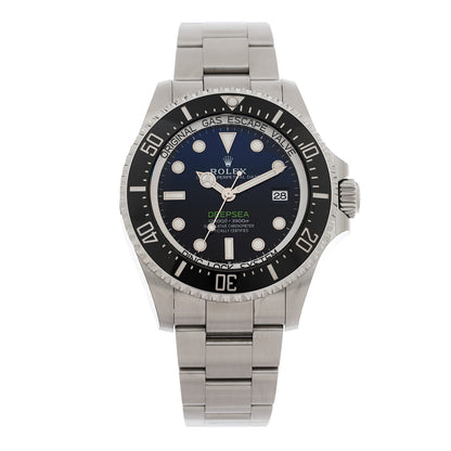Rolex Stainless Steel 44mm Oyster Perpetual Date Sea-Dweller Deepsea James Cameron Watch Blue 136660 1 of 5