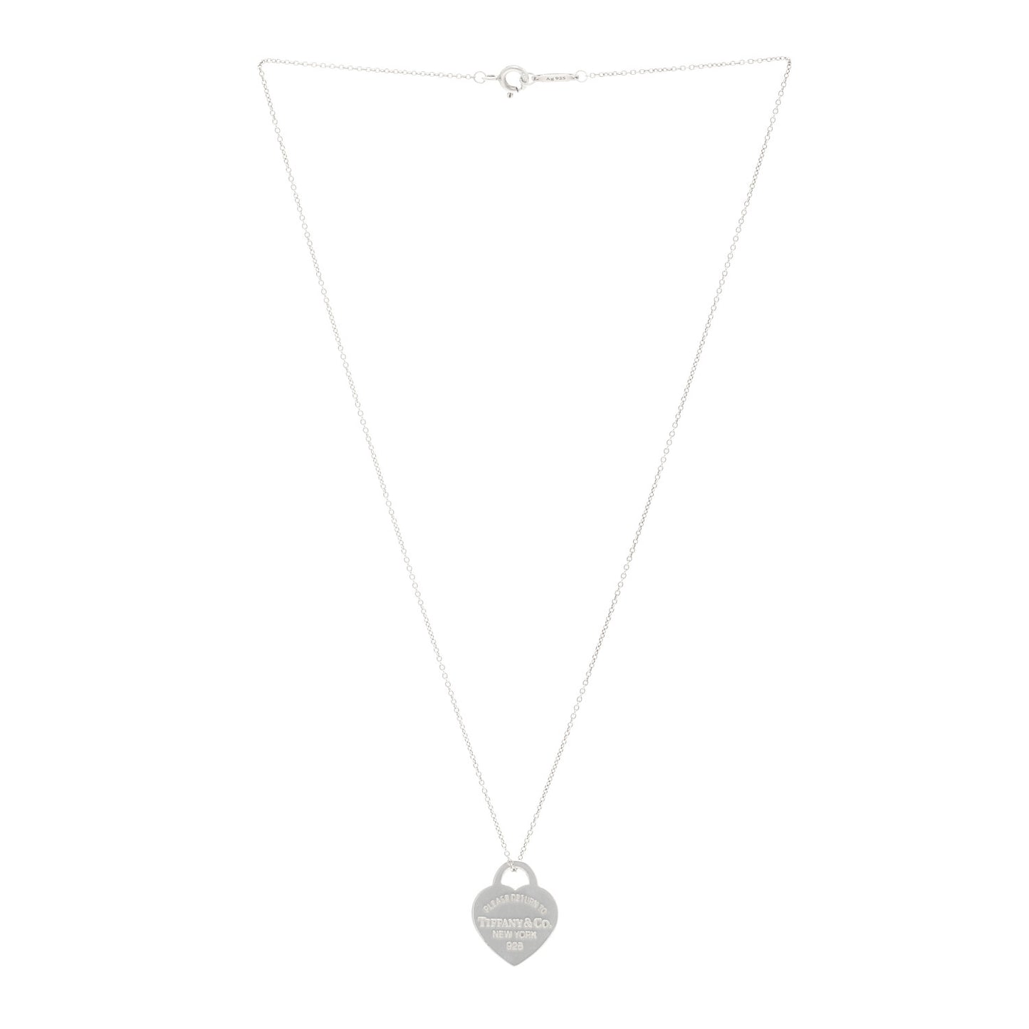 Sterling Silver Small Return To Tiffany Heart Pendant Necklace