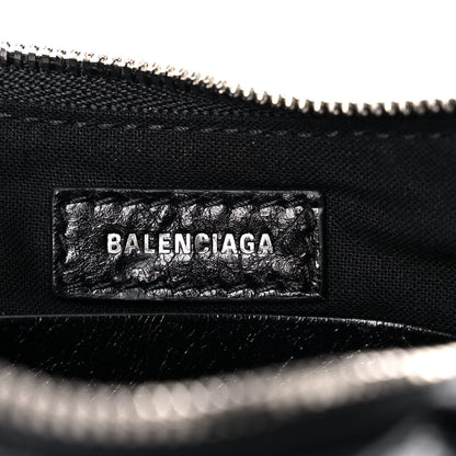 Balenciaga Agneau Arena Le Cagole Mini Purse With Chain Black 6 of 9