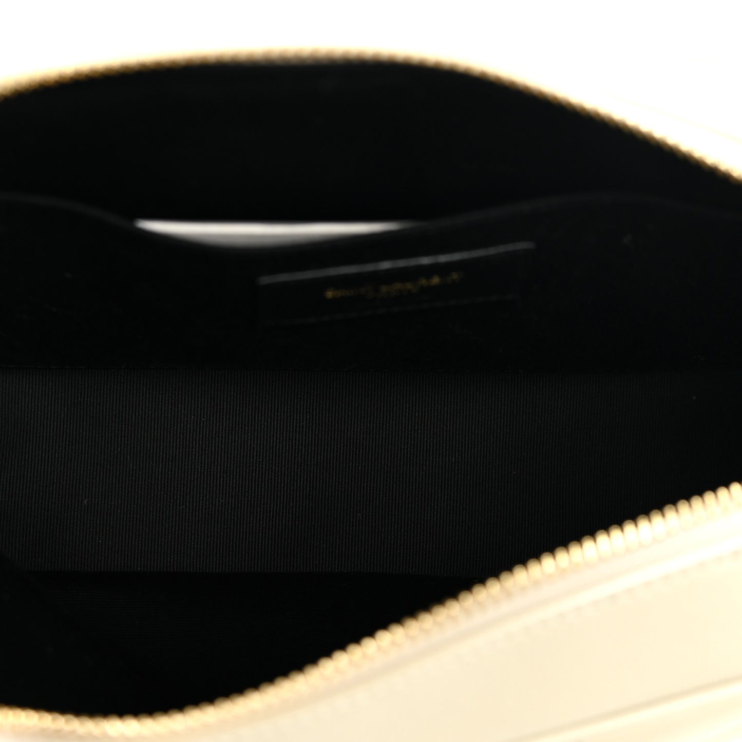 Lambskin Chevron Quilted Medium Loulou Camera Bag Crema Soft