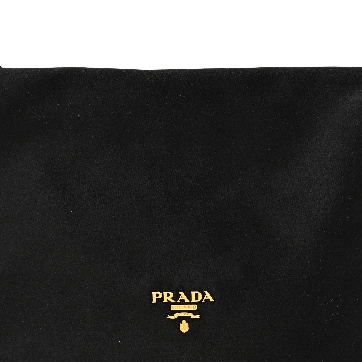 Satin Pochette Bag Black