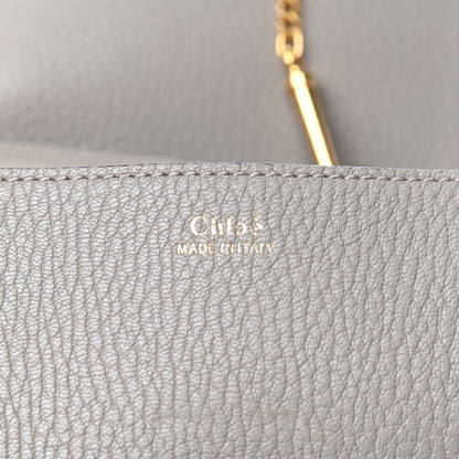 Chloe Grained Lambskin Drew Shoulder Bag Motty Grey 6 of 9