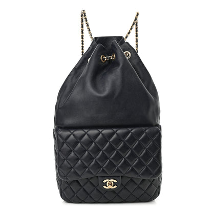 Chanel Lambskin Quilted Large In Seoul Backpack Navy 1 of 11