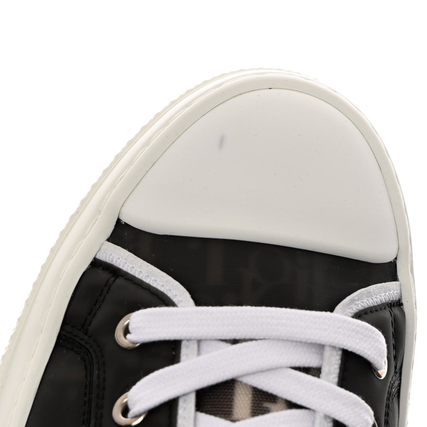 Technical Canvas Mesh Oblique Printed Mens B23 Low Top Sneaker 42 Black Beige
