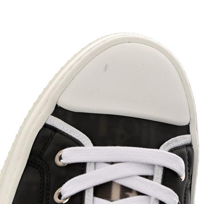 Christian Dior Technical Canvas Mesh Oblique Printed Mens B23 Low Top Sneaker 42 Black Beige 9 of 11
