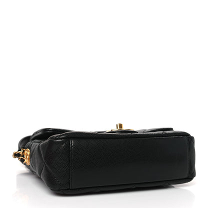 Chanel Caviar Quilted Small Twist Your Buttons Flap Black 4 of 10