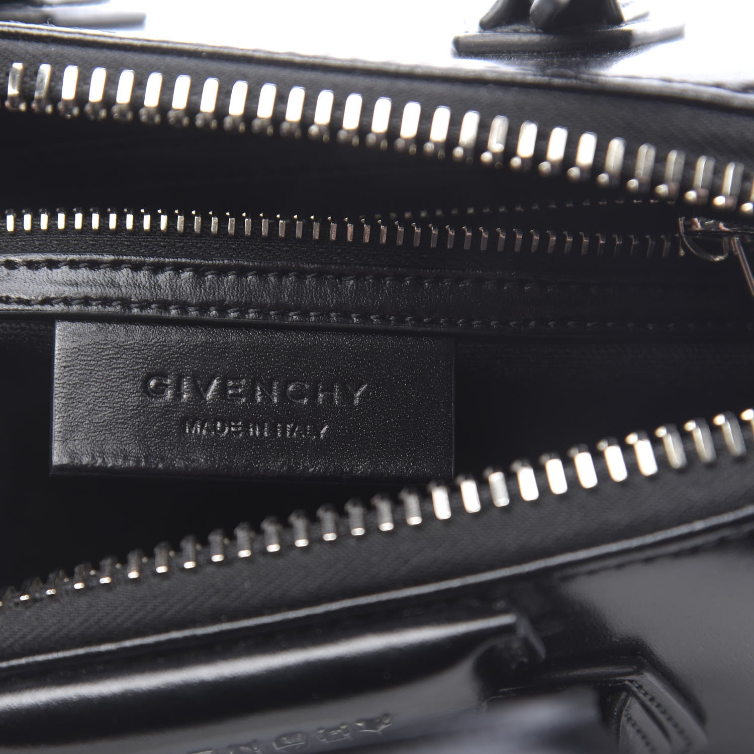 Givenchy Shiny Lord Calfskin Mini Antigona Black 6 of 10
