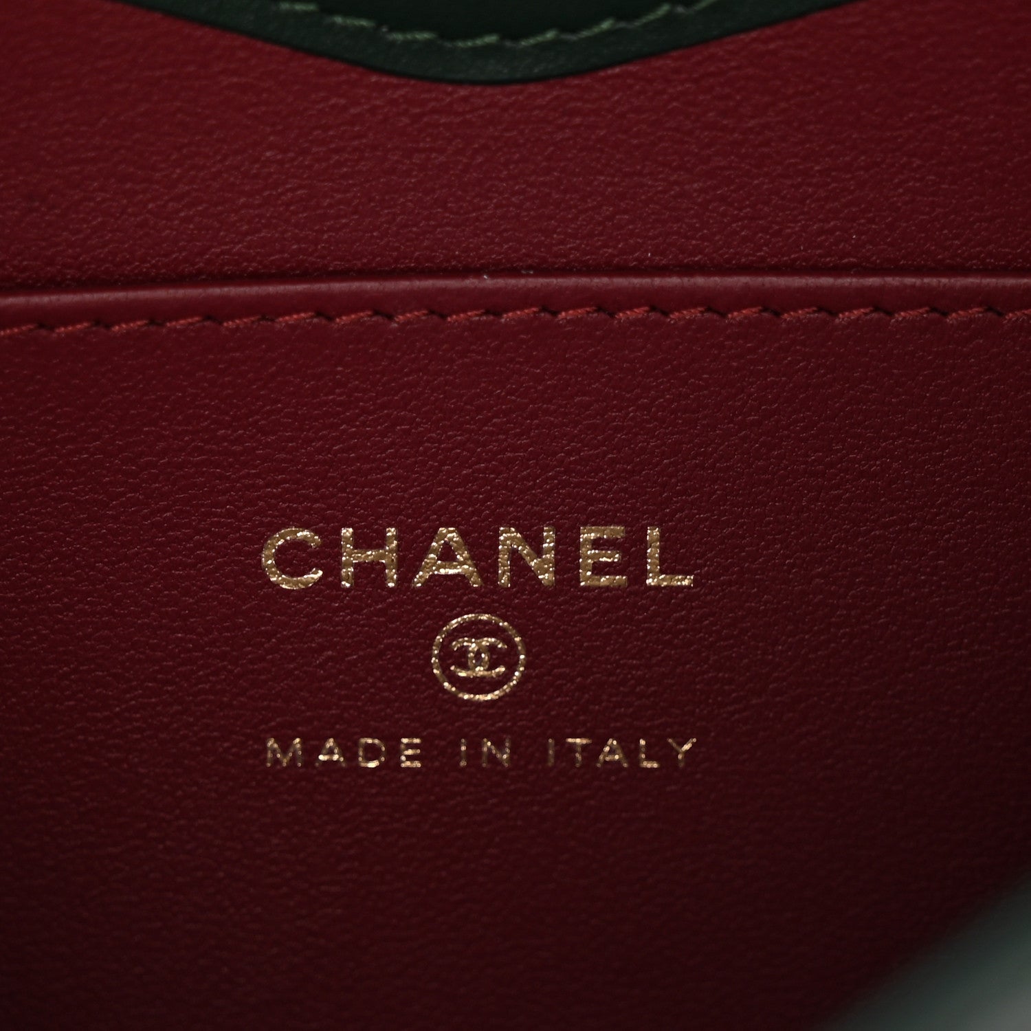Chanel Calfskin Crocodile Embossed Envelope Clutch With Chain Emerald 6 of 10