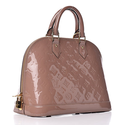 Louis Vuitton Vernis Alma PM Taupe Glace 3 of 11