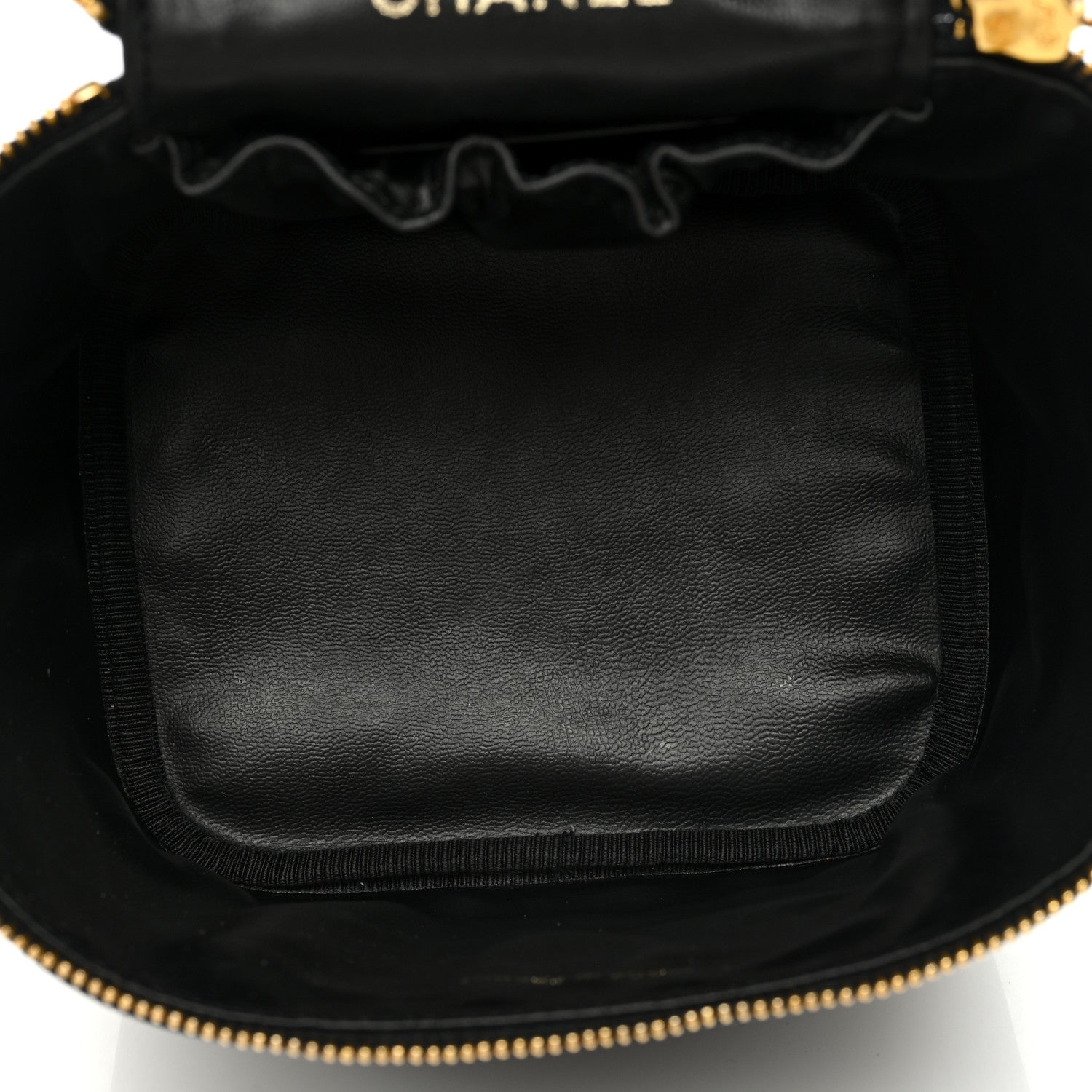 Chanel Caviar Vanity Cosmetic Case Black 5 of 7