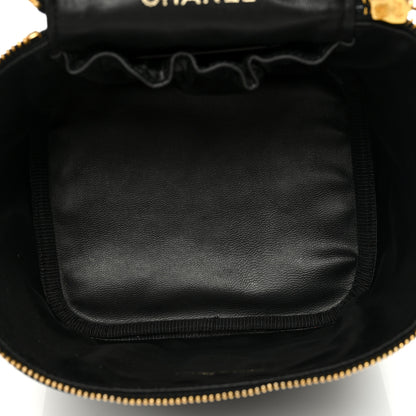 Chanel Caviar Vanity Cosmetic Case Black 5 of 7